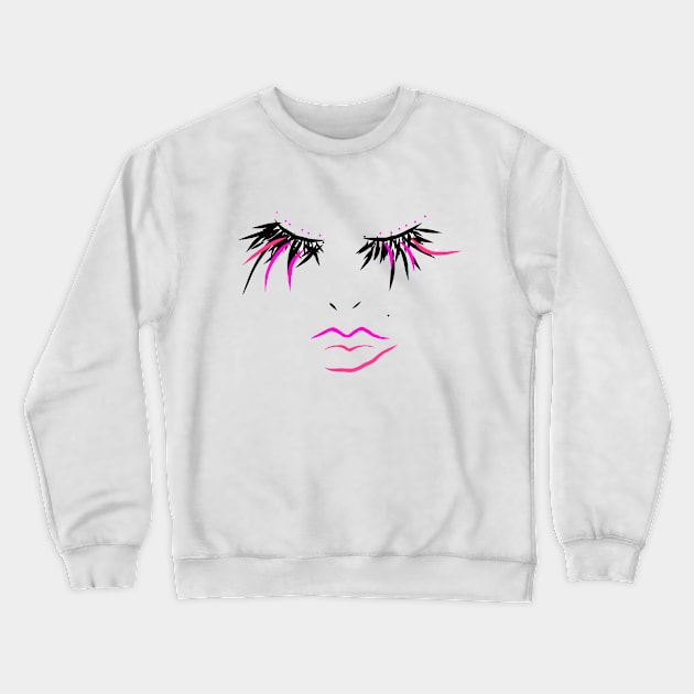 So Lashy Crewneck Sweatshirt by Suzanne_Kurilla